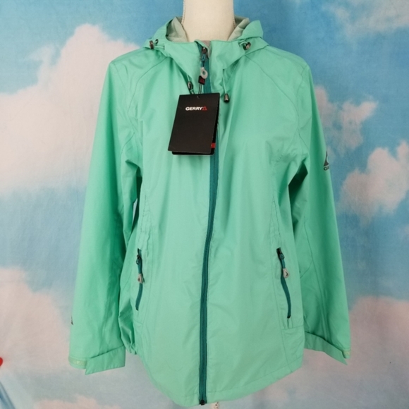 gerry hooded rain jacket